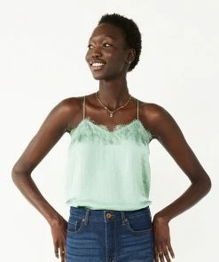 Women's Nine West Lace Trim Cami Enlighten Purple -Nine West Shop unnamed file 6236