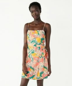 Women's Nine West Side-Tie Faux Wrap Mini Dress Reef -Nine West Shop unnamed file 6248