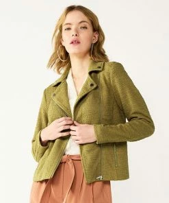 Women's Nine West Textured Knit Moto Jacket White -Nine West Shop unnamed file 626