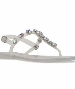 Nine West Juniper Women's Jelly Sandals Clear