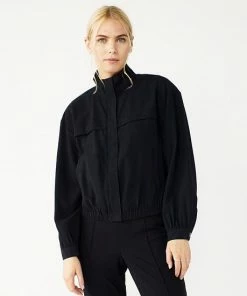 Nine West Drapey Bomber Jacket Ana Pink -Nine West Shop unnamed file 6370