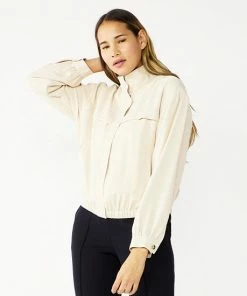 Nine West Drapey Bomber Jacket Ana Pink -Nine West Shop unnamed file 6371