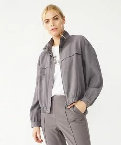 Nine West Drapey Bomber Jacket Ana Pink -Nine West Shop unnamed file 6372