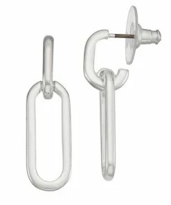 Nine West Square Hoop Earrings