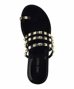 Nine West Cartee Women's Jelly Sandals Black -Nine West Shop unnamed file 6394