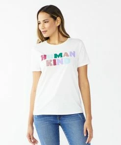 Women's Nine West Crewneck Graphic Tee Everything Is Fine