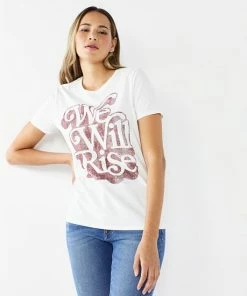 Women's Nine West Crewneck Graphic Tee Everything Is Fine -Nine West Shop unnamed file 6428