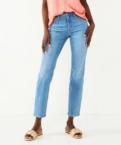 Women's Nine West Slimming Straight Jeans Medium Dark -Nine West Shop unnamed file 644