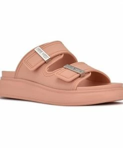 Nine West Dew Women's Slide Sandals Blush -Nine West Shop unnamed file 6464