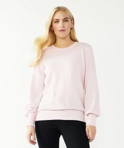 Women's Nine West Crewneck Long Sleeve Top Blue Scribble Floral -Nine West Shop unnamed file 6472