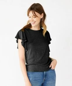 Women's Nine West Flutter Sleeve Top Kelly Lavender -Nine West Shop unnamed file 6500