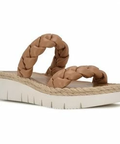 Nine West Saven 03 Women's Slide Sandals Gold -Nine West Shop unnamed file 6538