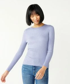 Women's Nine West Ribbed Crewneck Sweater Light Pink 23 Women's Nine West Ribbed Crewneck Sweater Light Pink -Nine West Shop unnamed file 6575