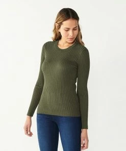 Women's Nine West Ribbed Crewneck Sweater Light Pink 27 Women's Nine West Ribbed Crewneck Sweater Light Pink -Nine West Shop unnamed file 6579