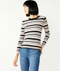 Women's Nine West Ribbed Crewneck Sweater Light Pink 29 Women's Nine West Ribbed Crewneck Sweater Light Pink -Nine West Shop unnamed file 6581