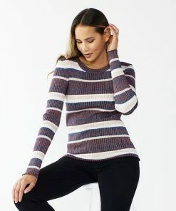 Women's Nine West Ribbed Crewneck Sweater Light Pink 34 Women's Nine West Ribbed Crewneck Sweater Light Pink -Nine West Shop unnamed file 6586