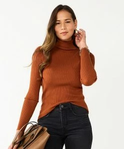 Women's Nine West Rib Turtleneck Top Fairy Lavender -Nine West Shop unnamed file 66