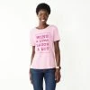 Women's Nine West Short Sleeve Graphic Tee Hello Weekend