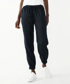 Women's Nine West Jogger Pants Black -Nine West Shop unnamed file 681