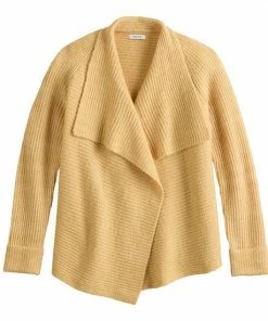 Women's Nine West Drapey Rib Cardigan Melange Camel 8 Women's Nine West Drapey Rib Cardigan Melange Camel -Nine West Shop unnamed file 728