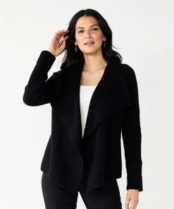 Women's Nine West Drapey Rib Cardigan Melange Camel 9 Women's Nine West Drapey Rib Cardigan Melange Camel -Nine West Shop unnamed file 729