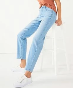 Women's Nine West Curvy Slimming Straight Jeans Light -Nine West Shop unnamed file 769