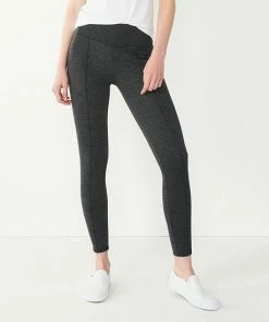 Women's Nine West Seamed Tummy-Control Ponte Leggings Gray Windowpane -Nine West Shop unnamed file 78