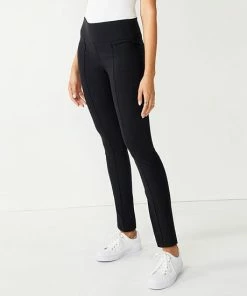 Women's Nine West Millennium Tummy Control Pull-On Skinny Pants Mineral Black -Nine West Shop unnamed file 784