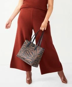 Plus Size Nine West Wide-Leg Sweater Pants Cherry Merlot -Nine West Shop unnamed file 789