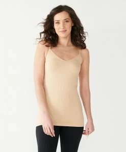 Women's Nine West Essential Soft-Spun Seamless Reversible Cami Gray Haze -Nine West Shop unnamed file 856