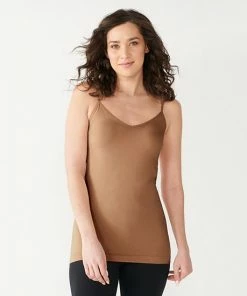 Women's Nine West Essential Soft-Spun Seamless Reversible Cami Gray Haze -Nine West Shop unnamed file 857