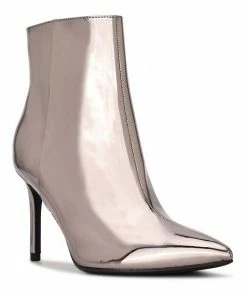 Nine West Gurly Women's High Heel Ankle Boots Pewter -Nine West Shop unnamed file 873