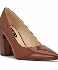 Nine West Cara Women's Block Heel Pumps Medium Blue -Nine West Shop unnamed file 884