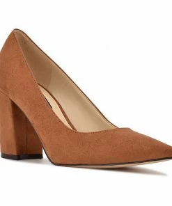 Nine West Cara Women's Block Heel Pumps Medium Blue -Nine West Shop unnamed file 885