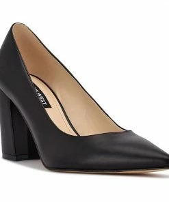 Nine West Cara Women's Block Heel Pumps Medium Blue -Nine West Shop unnamed file 888