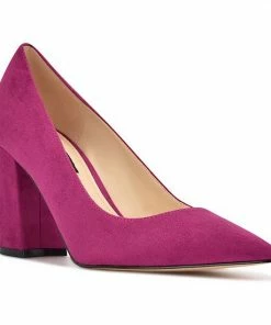 Nine West Cara Women's Block Heel Pumps Medium Blue -Nine West Shop unnamed file 889