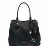 Nine West Brooklyn Jet Set Carryall Satchel Bag Brown Lattice