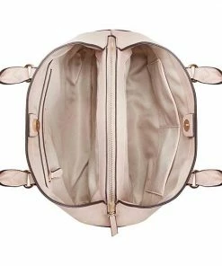 Nine West Brooklyn Jet Set Carryall Satchel Bag Brown Lattice -Nine West Shop unnamed file 898