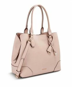 Nine West Brooklyn Jet Set Carryall Satchel Bag Brown Lattice -Nine West Shop unnamed file 899