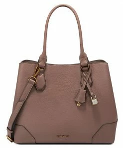 Nine West Brooklyn Jet Set Carryall Satchel Bag Brown Lattice -Nine West Shop unnamed file 903