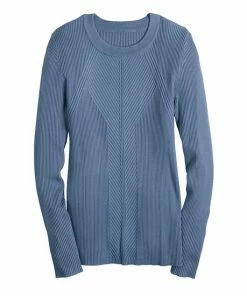 Women's Nine West Long Sleeve Rib Crewneck Sweater Pansy Plum Lurex -Nine West Shop unnamed file 94