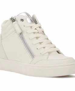 Nine West Tons Women's Hidden Wedge Sneakers Silver -Nine West Shop unnamed file 952