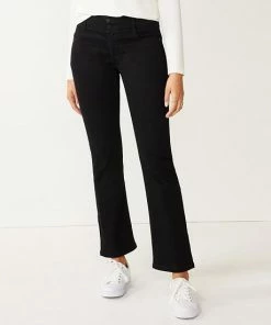 Women's Nine West Curvy Tummy-Control Bootcut Jeans Dark Rinse Wash -Nine West Shop unnamed file 960