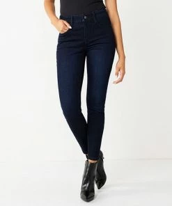 Women's Nine West Curvy Sculpting Skinny Jeans Gray